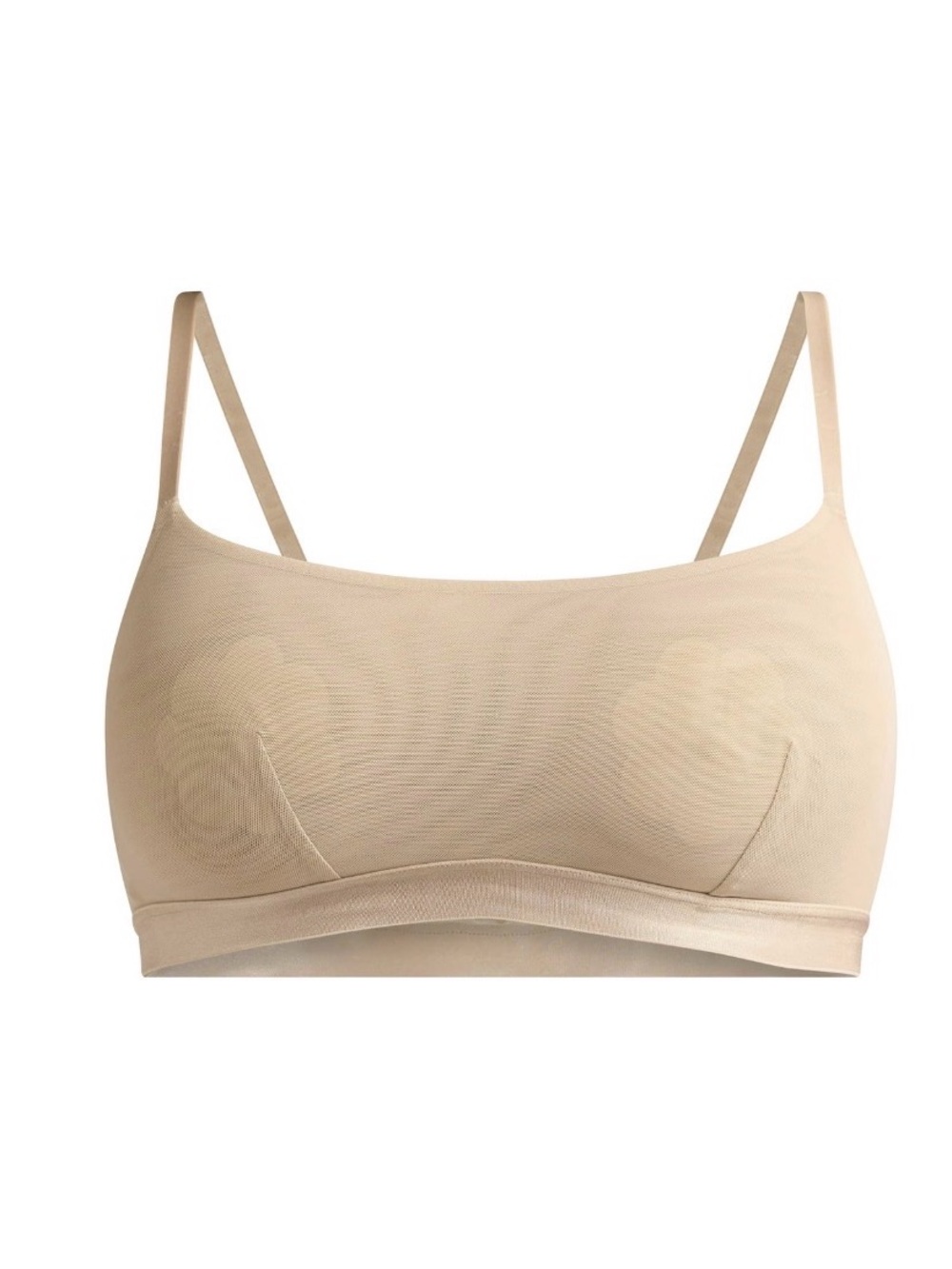 Joyspun Adobe Tan Adjustable Straps Double Layer Mesh Bralette - Picture 4 of 5